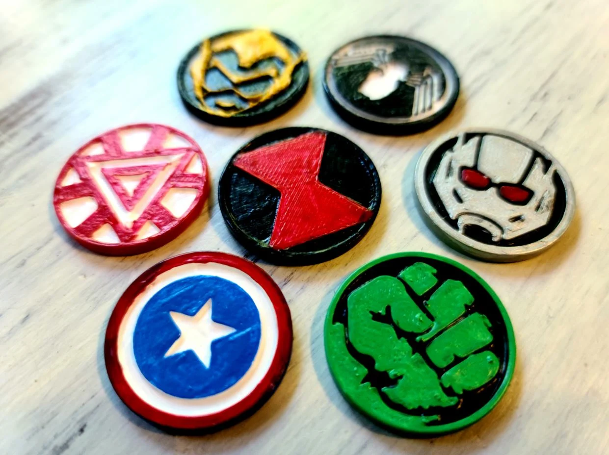 Marvel United - Randomized Hero Tokens