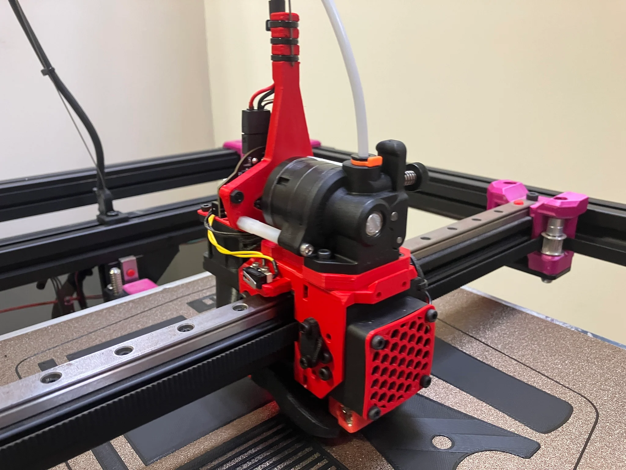 Eva 3 mods: Beacon mount for Trihorn, alternate 4028 fan shroud, Nitehawk36 mount