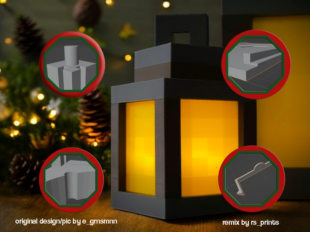 Minecraft Mini Lantern (Relaxed Tolerance)
