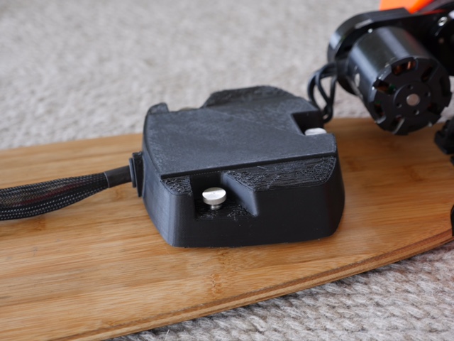 VESC enclosure for electric longboard