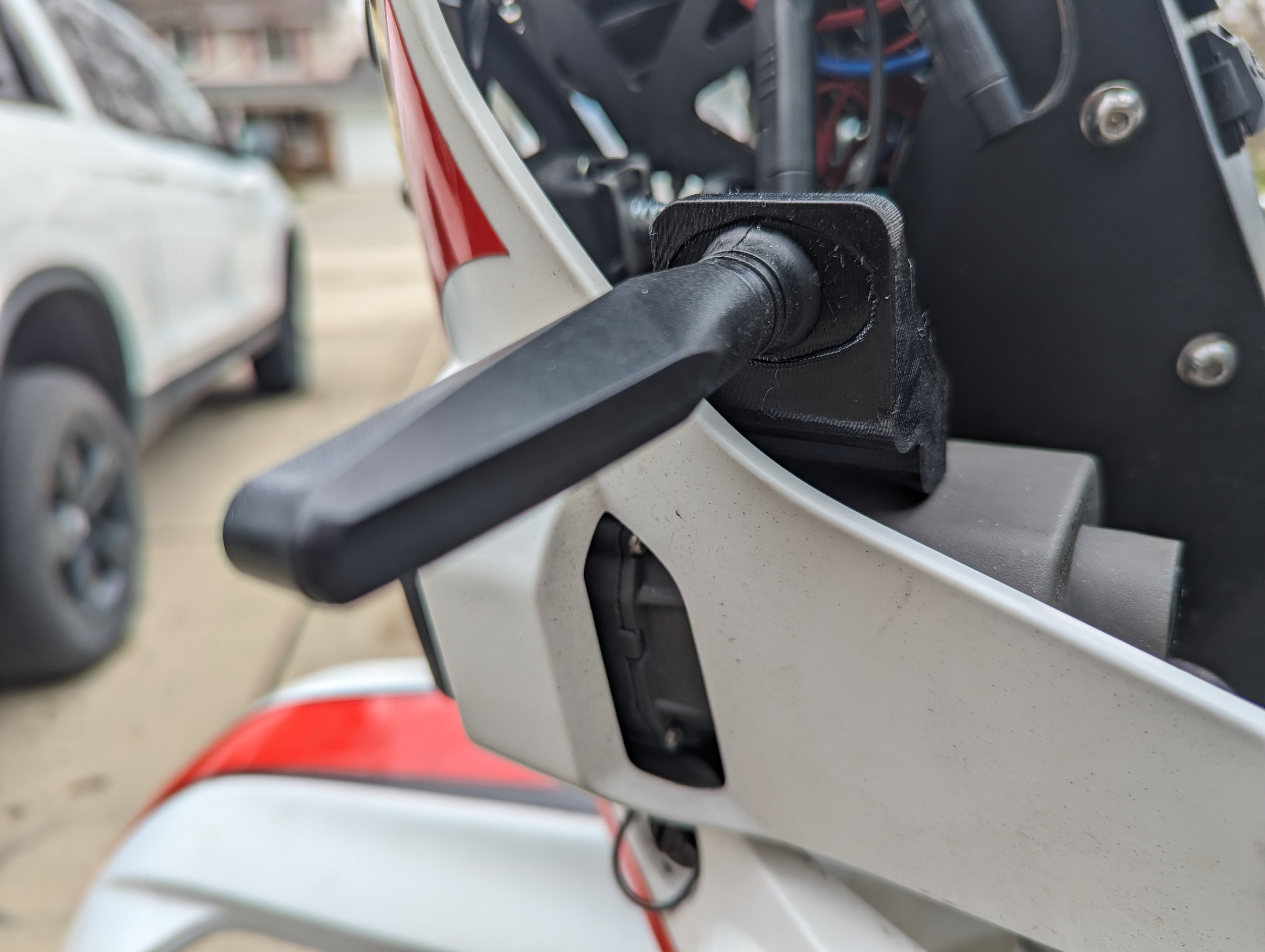 Kove 450 Rally Turn Signal Relocation