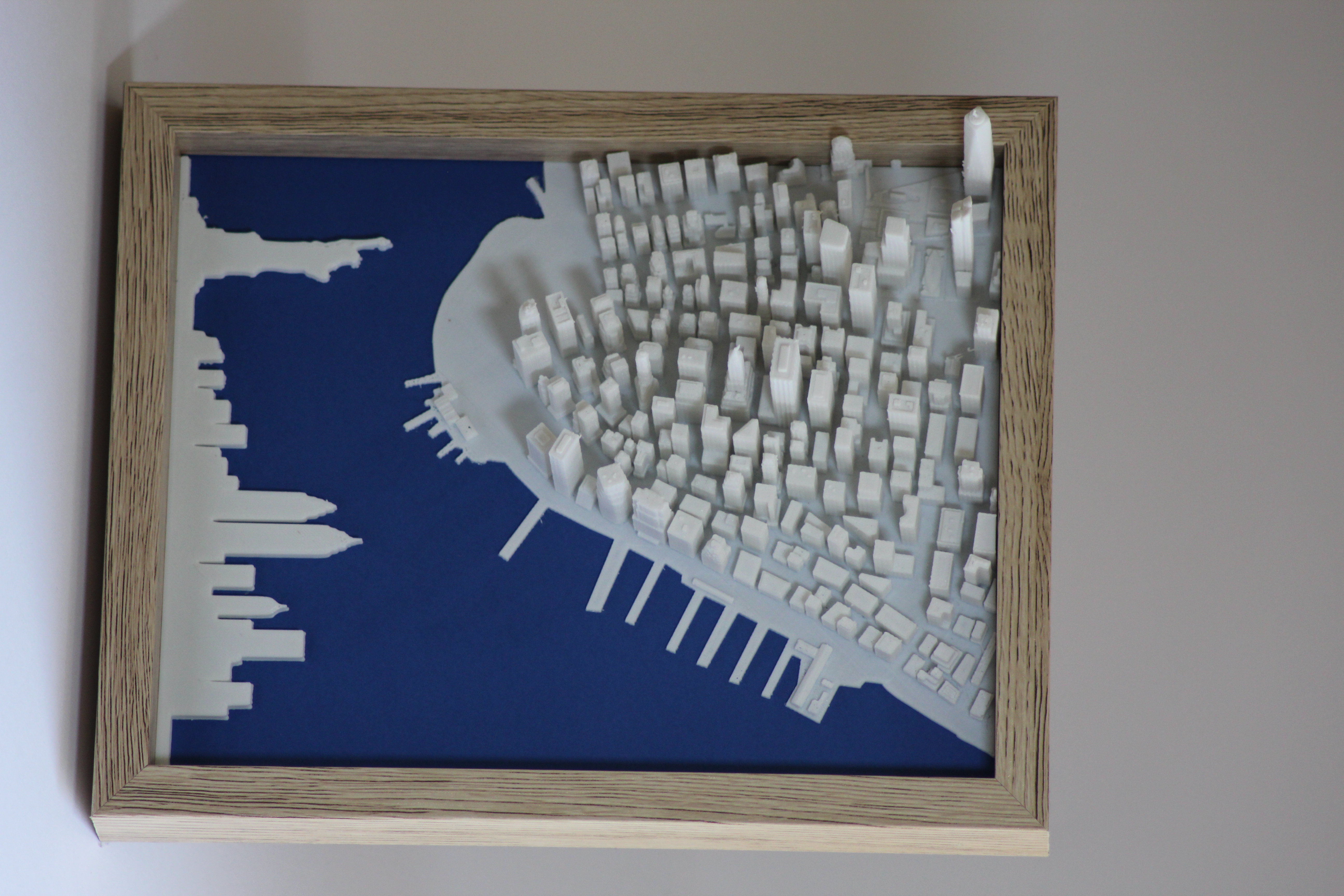 New York - Manhattan remixed + skyline