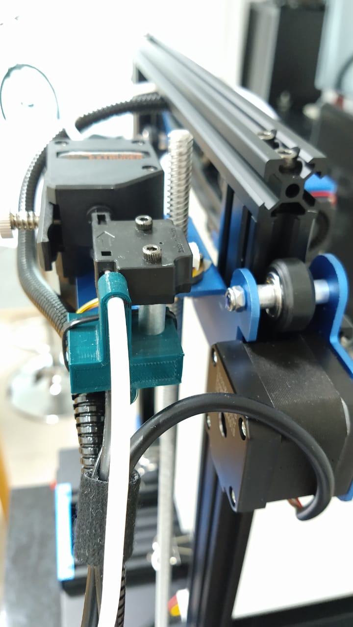 TT BlueR - Suporte para PTFE junto ao sensor de filamento