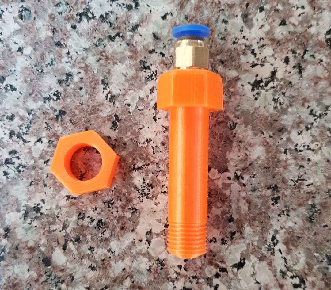 Insert for 1.75 pneumatic connector for "Angled dry box filament guide"
