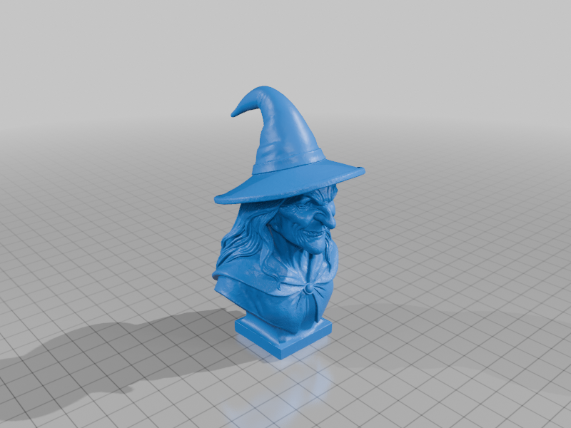 Witch Bust – Spooky Halloween Decoration (Promotional Freebie)