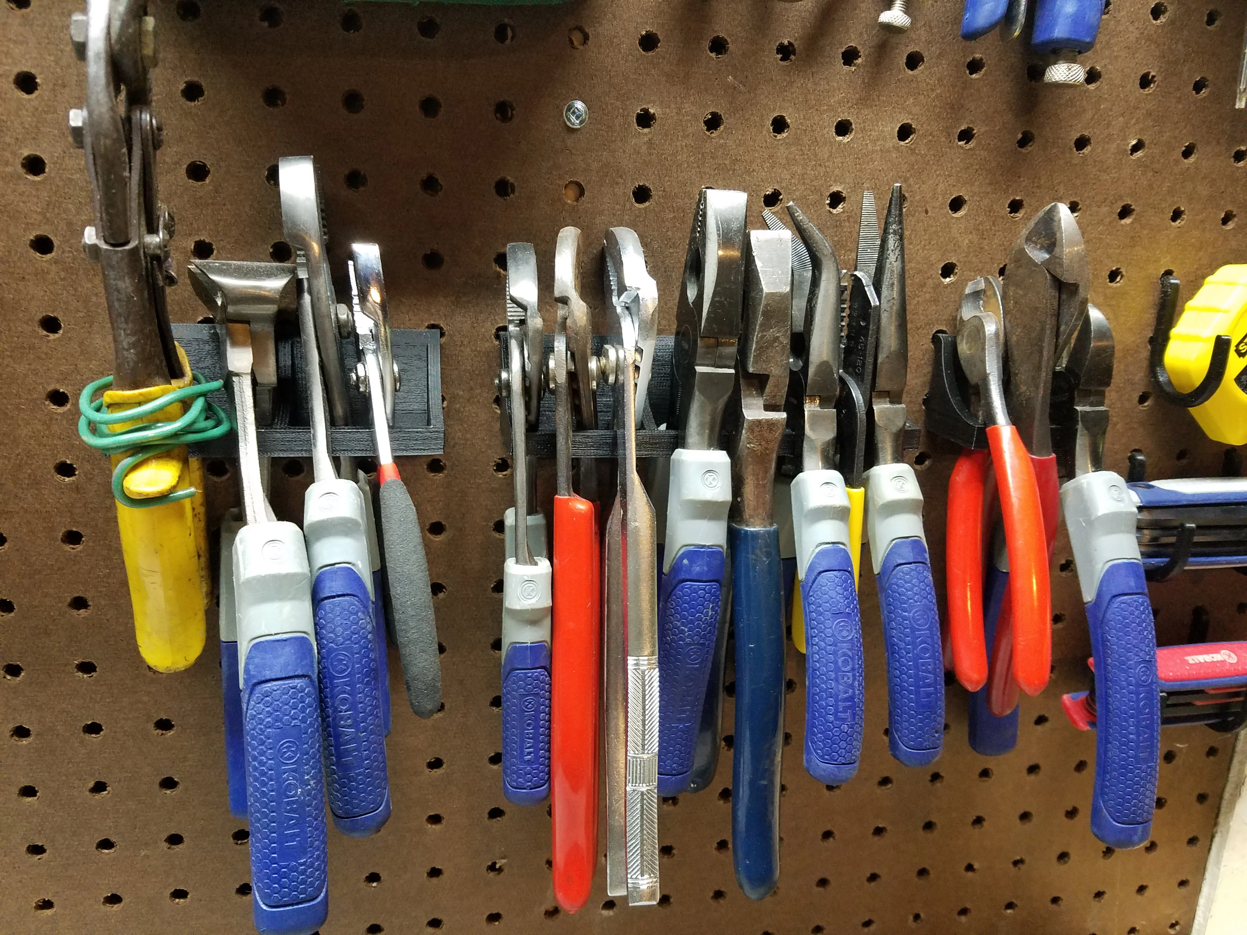 Pegboard Plier Holder