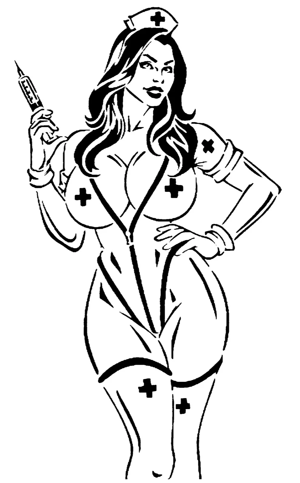 Nurse stencil 10