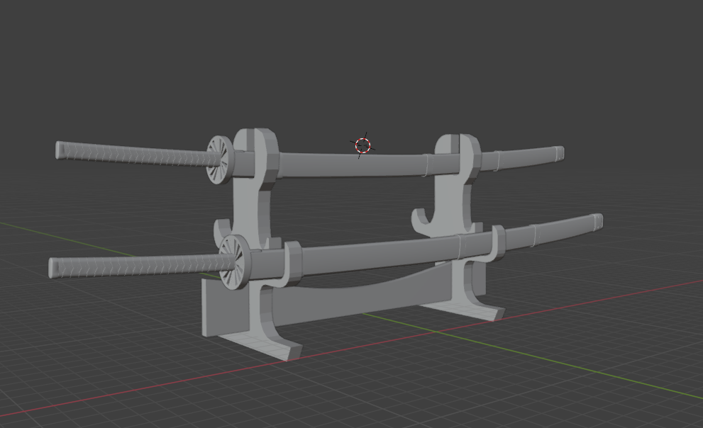 Katana Table-Decoration, Katana Stand included!