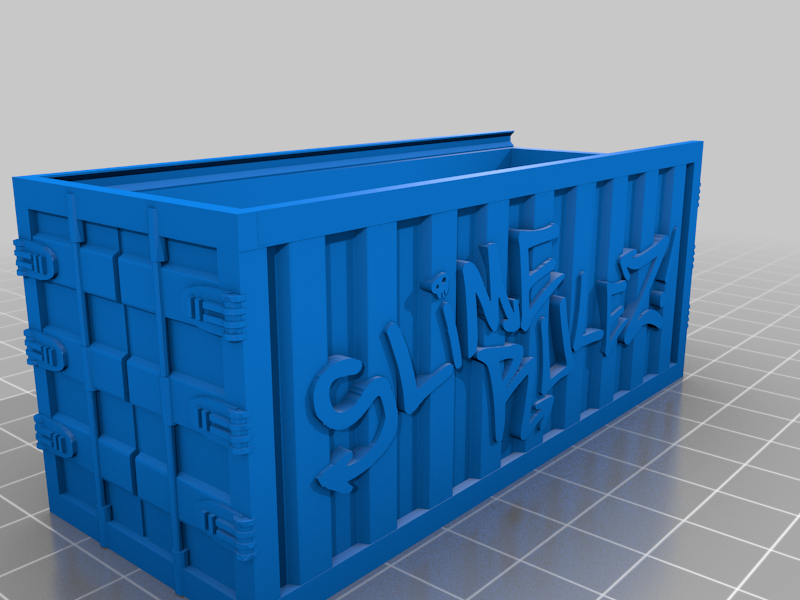 Gaslands - Sponsor themed shipping container box