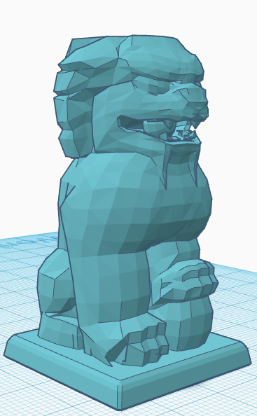 Cracked Asian Lion / Foo Dog