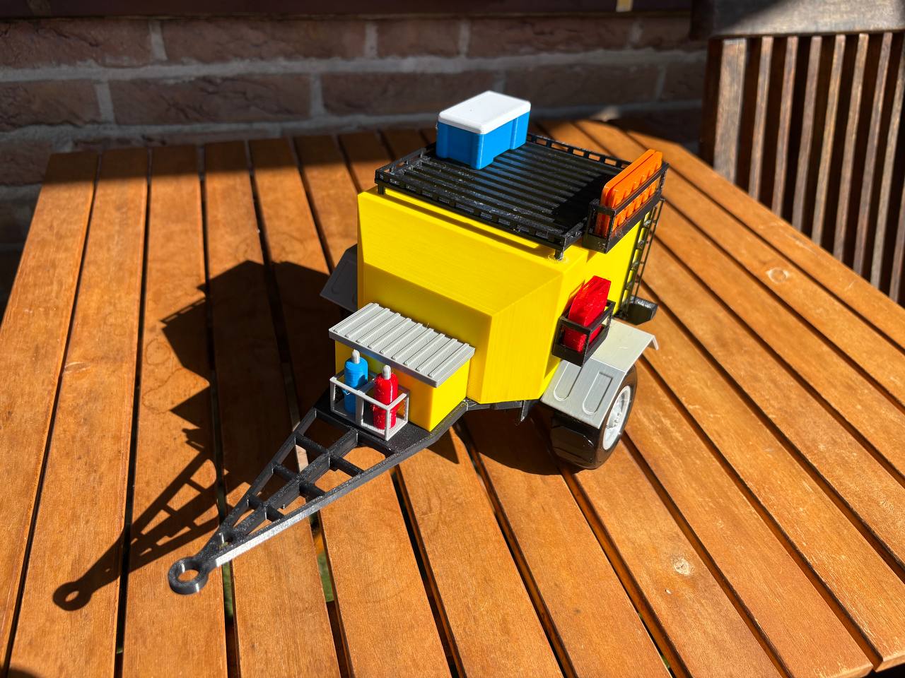 Utility Camper RC Trailer 1:12 scale