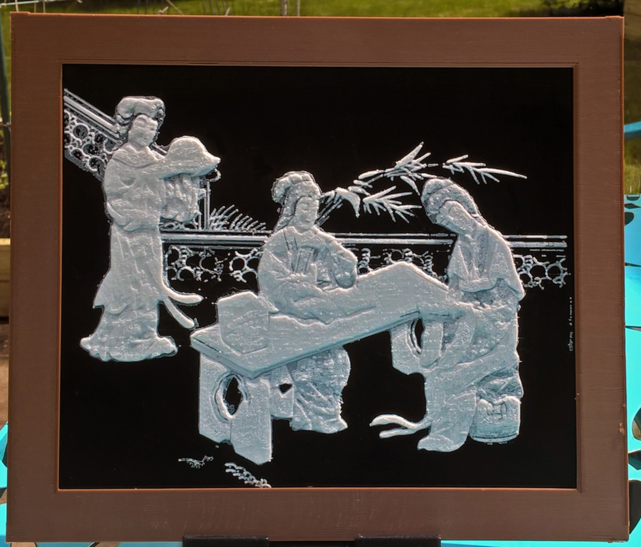 Ivory Carving (Bas Relief)