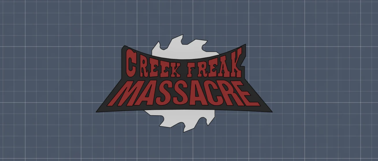 Creek Freak Massacre spinning sign - Thorpe Park
