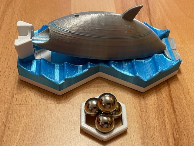 Gravitrax-compatibel design-seesaw