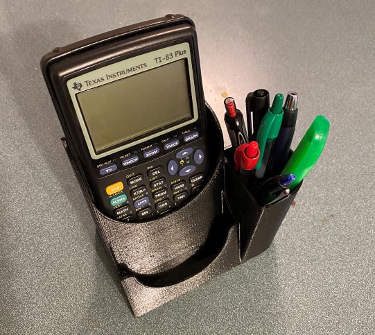 Pen & Graphing Calculator Holder v2