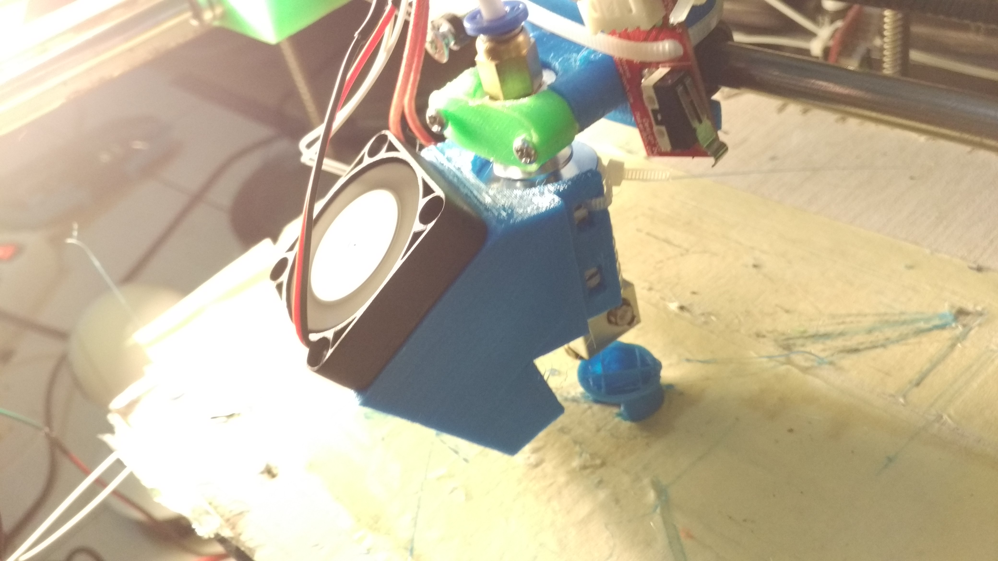 Fan mount 4x4 for e3d v5 I