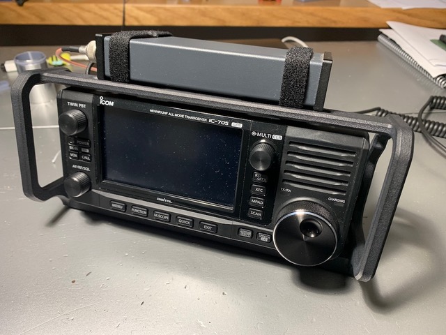 Protective cage for Icom IC-705 (unibody version - improved)