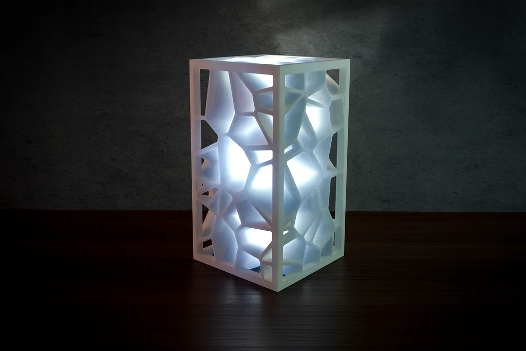 Generative design. Voronoi lamp (NFT)