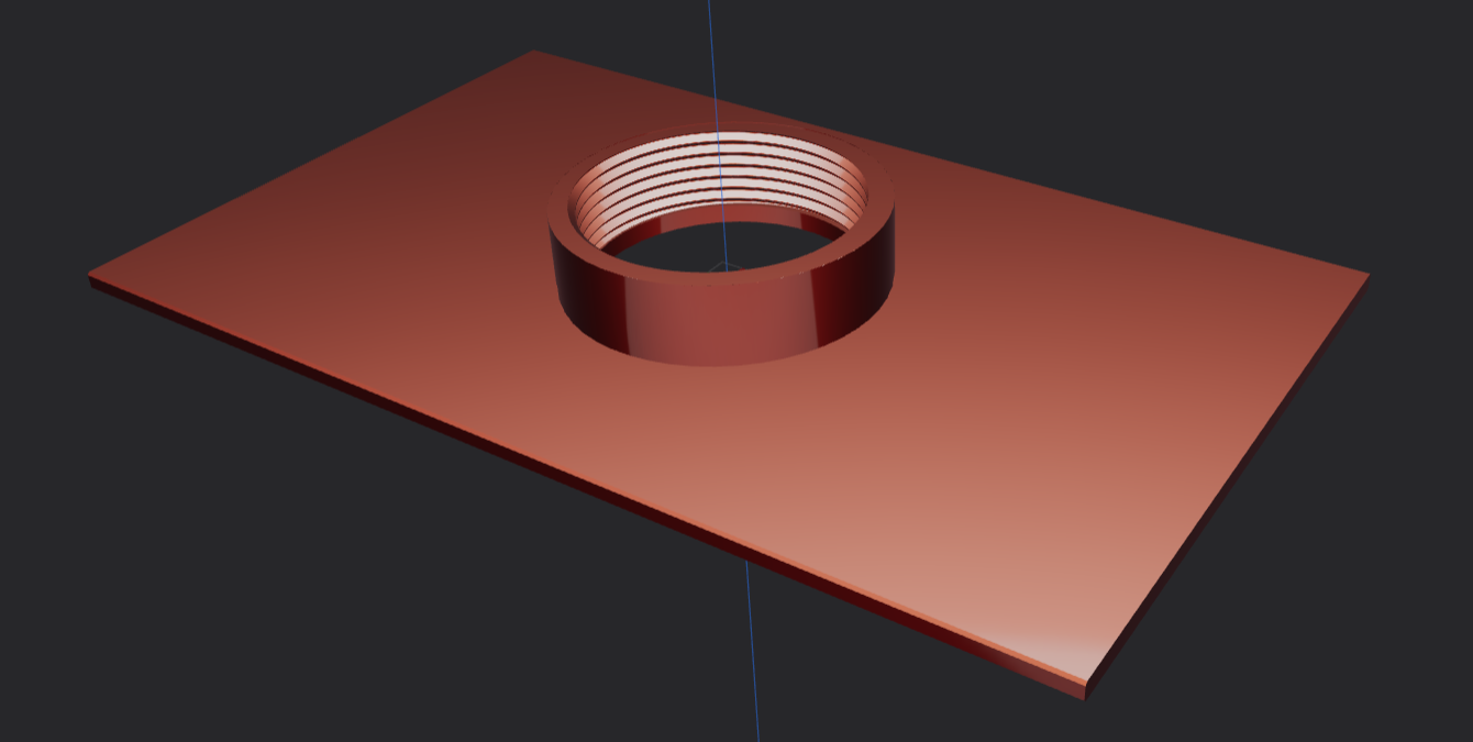 Sliding Window Exhaust Port Panel with a 54mm thread to fit a flexible pvc waste trap hose