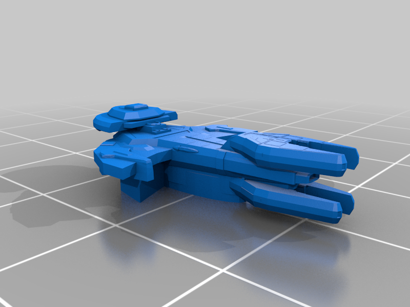 Star Trek Ascendancy Cardassian Ship game piece