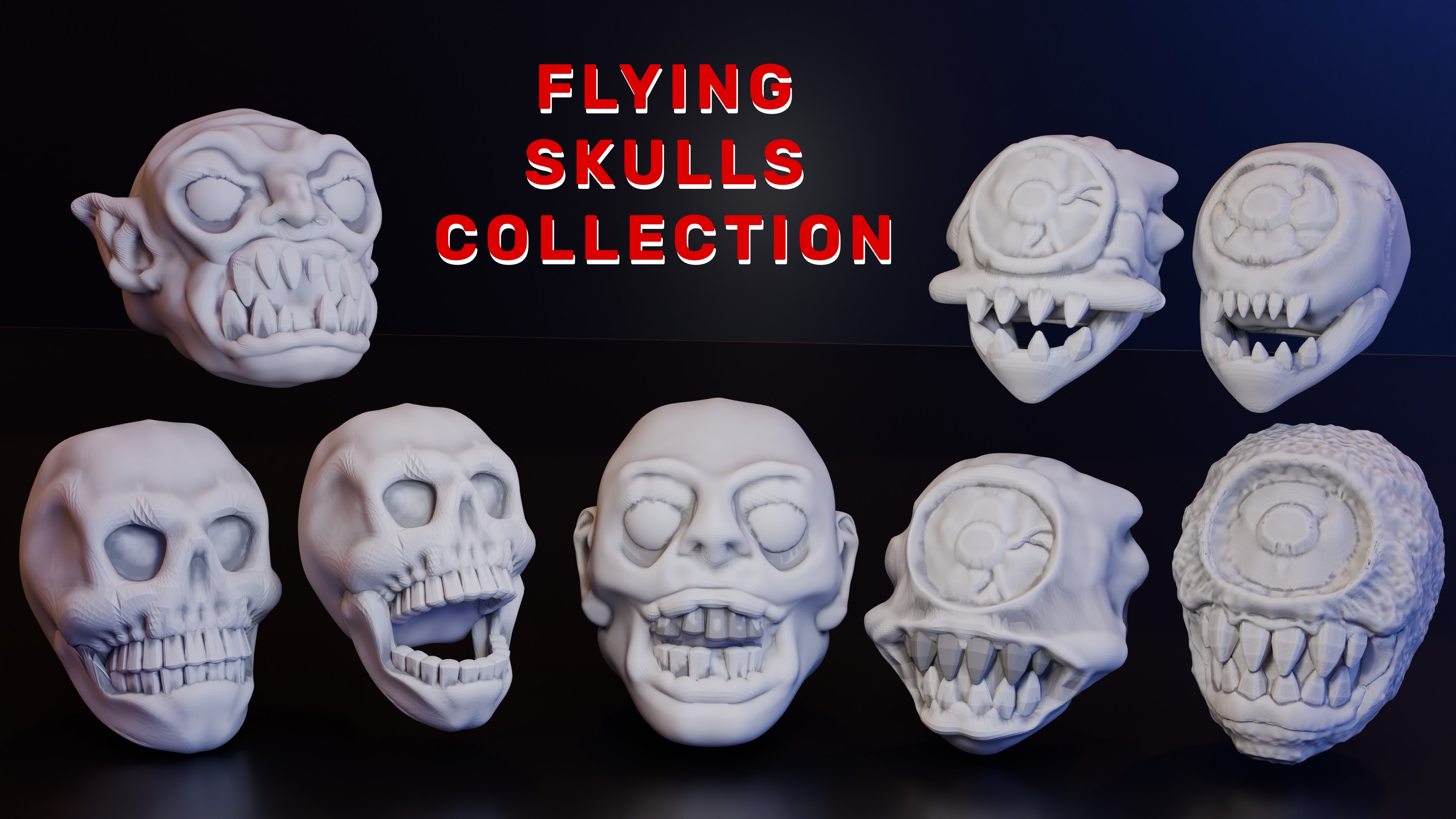 Death's Head, Flying Skulls Collection (DND / TTRPG)