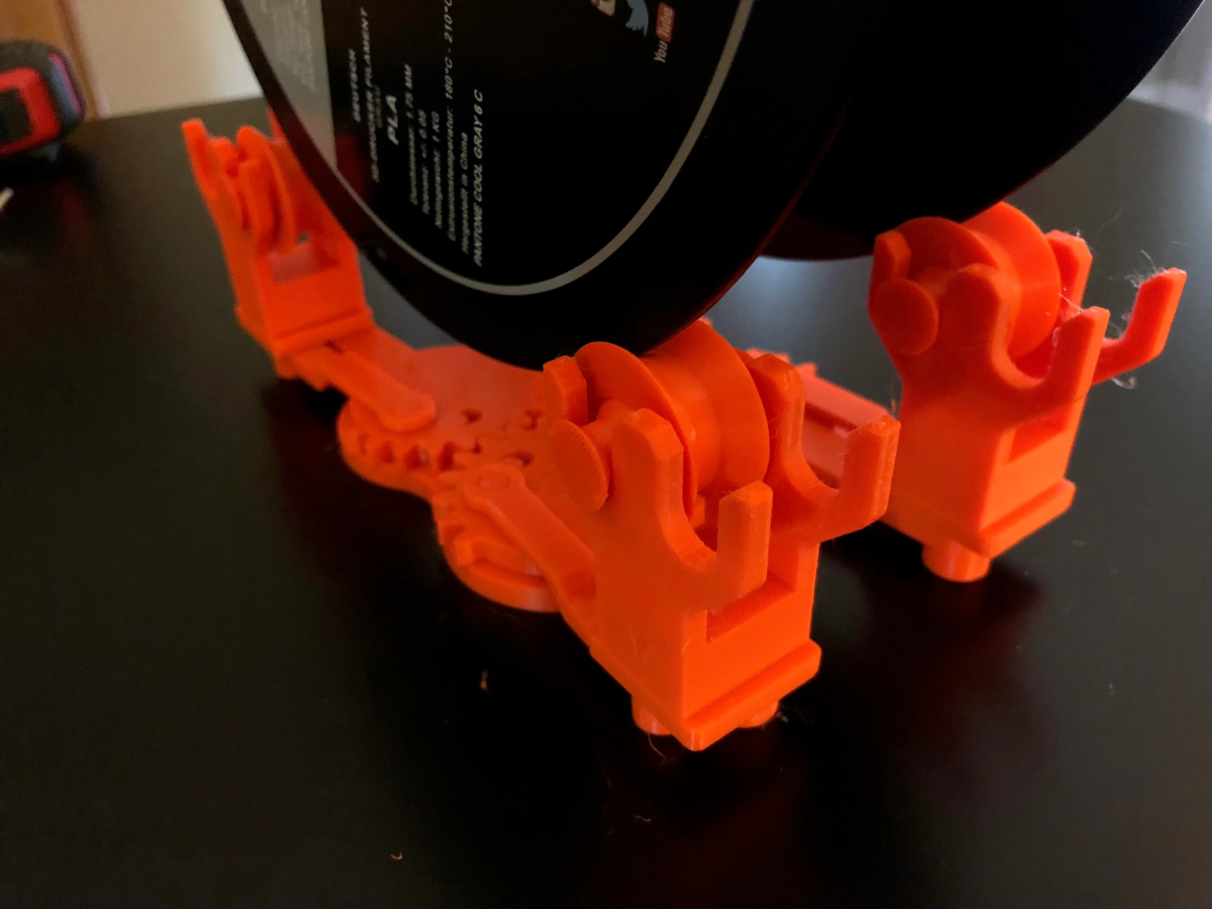 Yet Another Adjustable Spool Holder for Enclosure