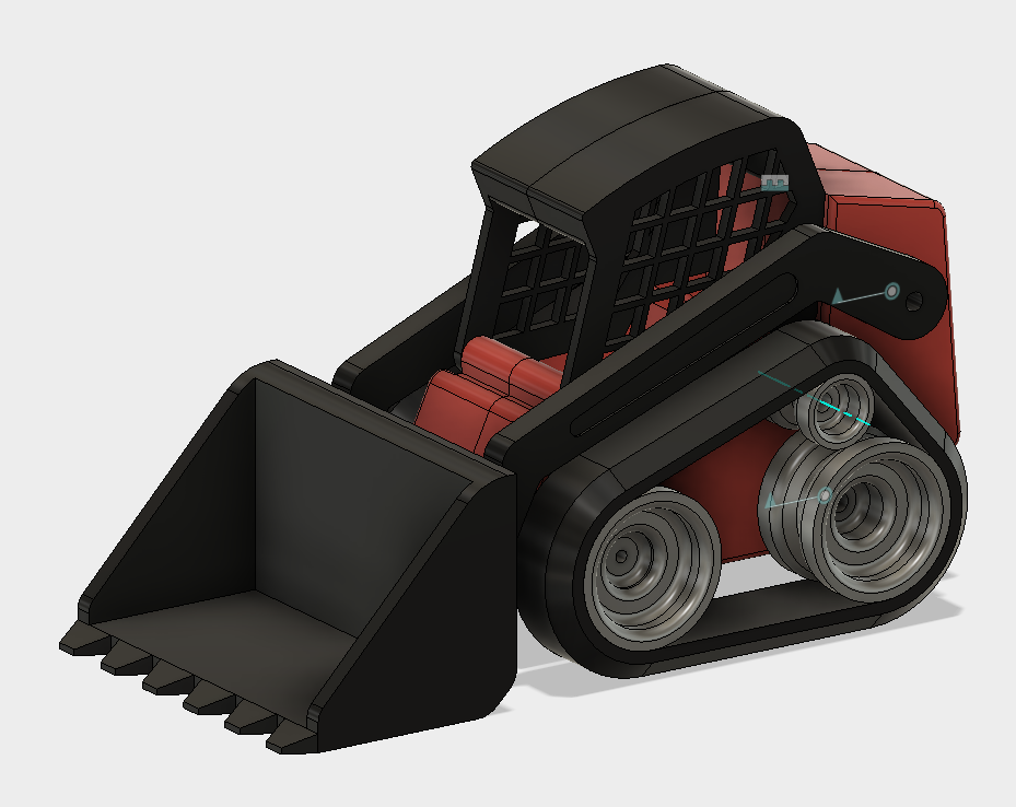Bigger mini track loader