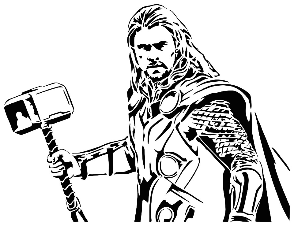 Thor stencil 3