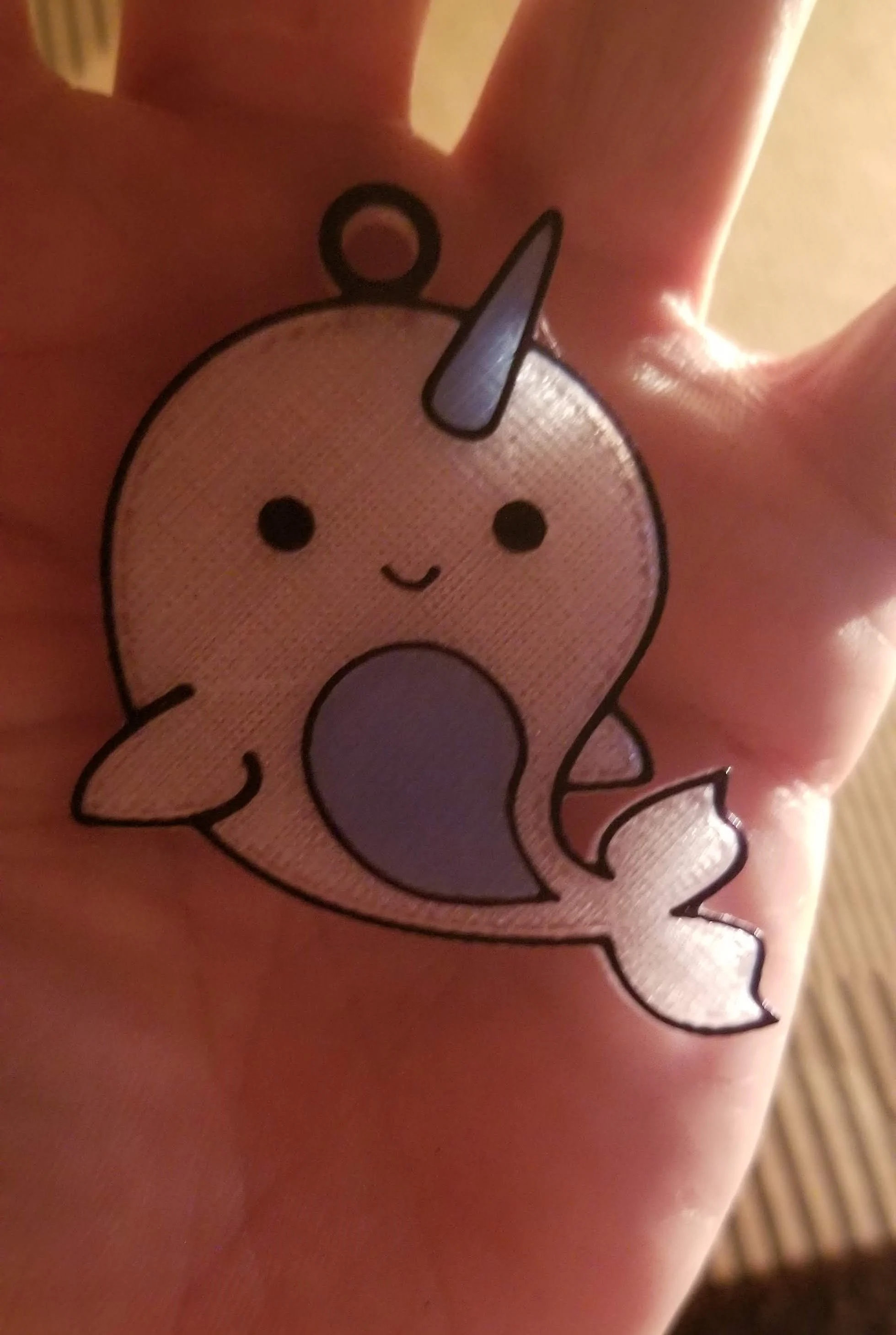 Narwhal keychain