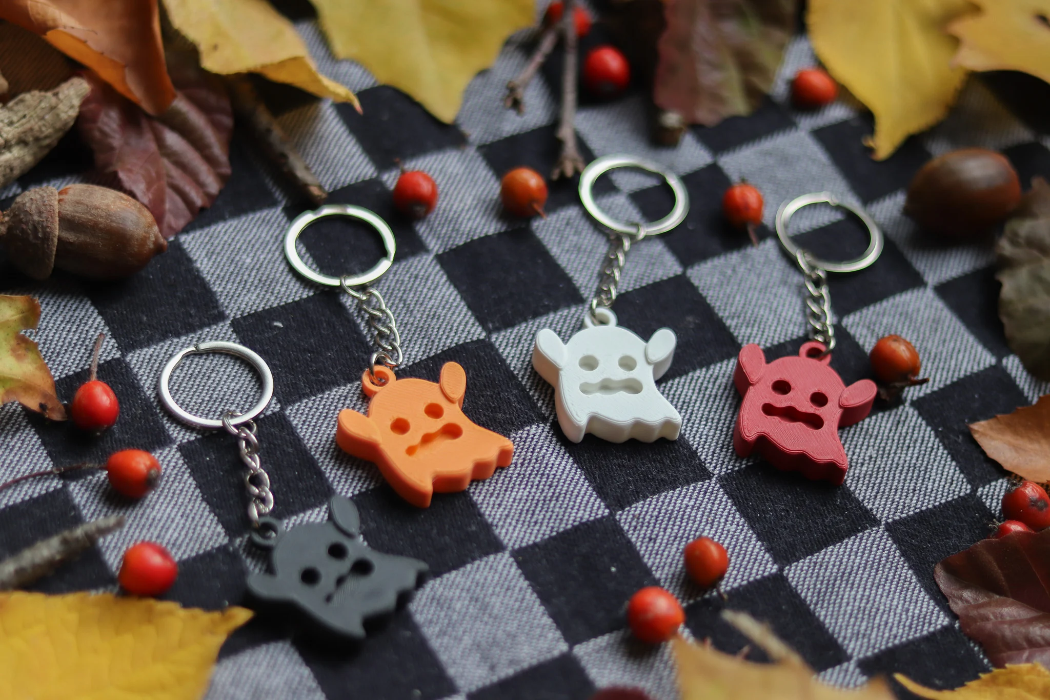 Suprised Ghost Keychain | Autumn Series | Halloween
