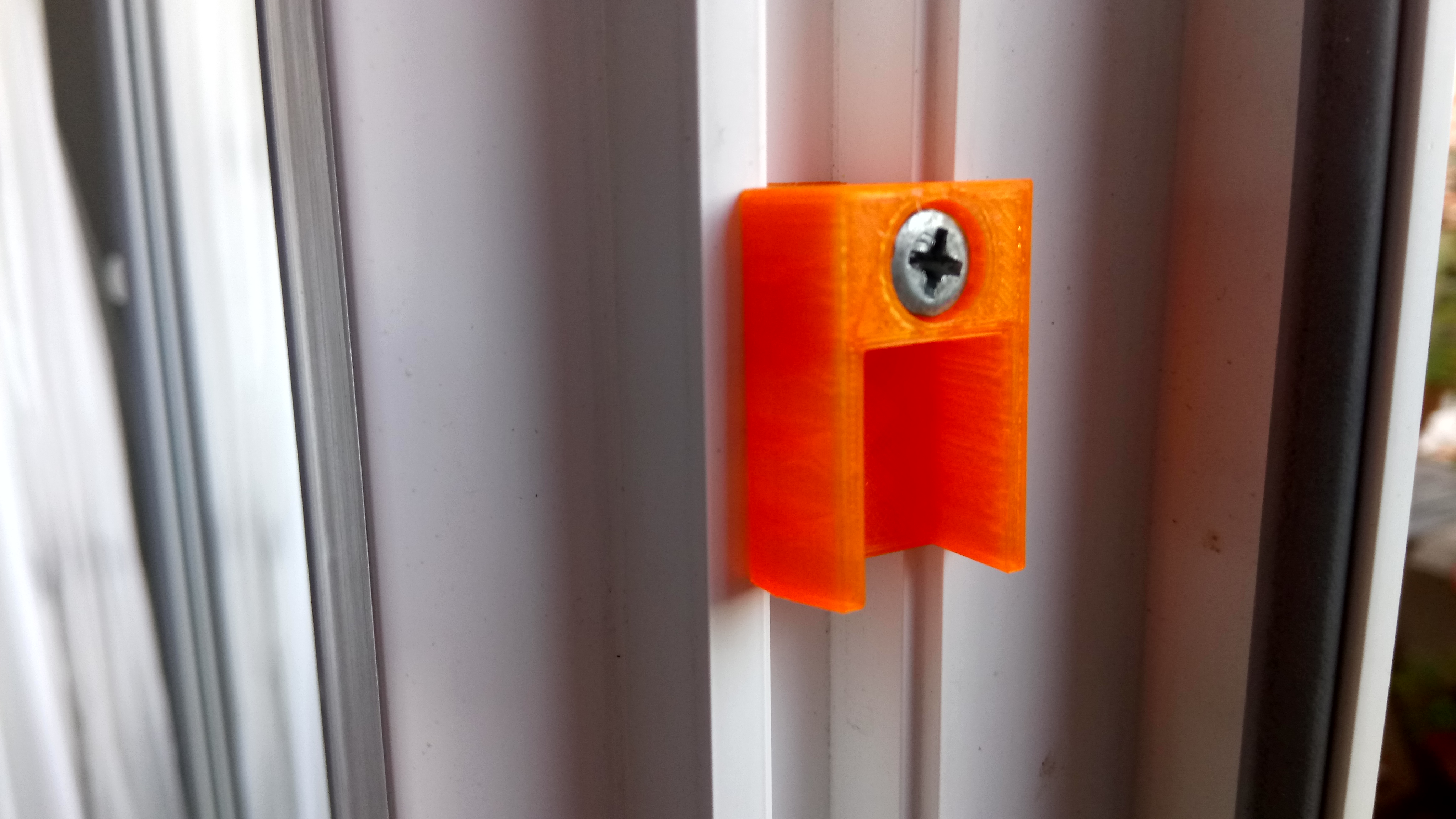 Cleat for PVC window