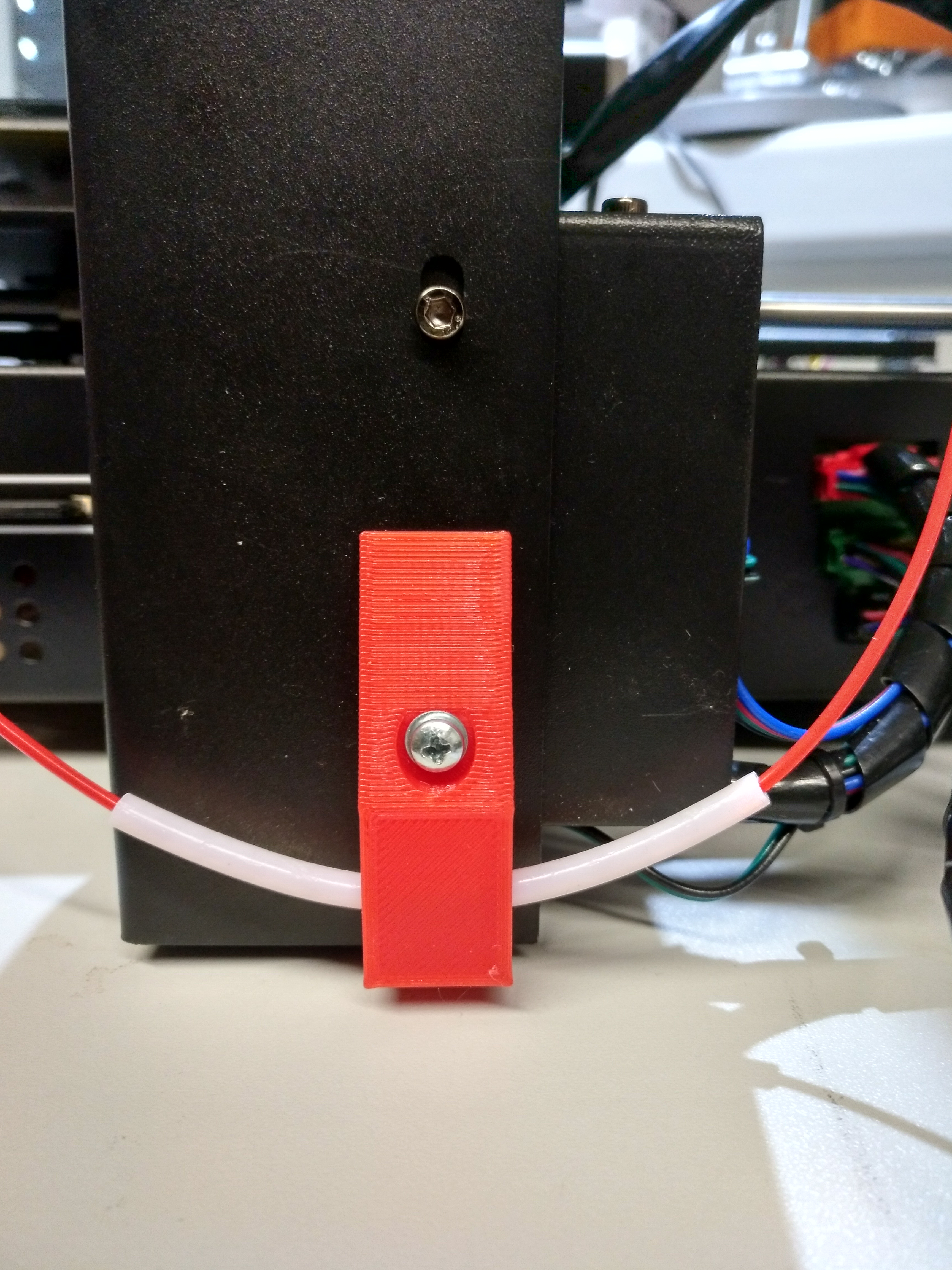 Smooth and silent filament tube guide for Anycubic i3 Mega