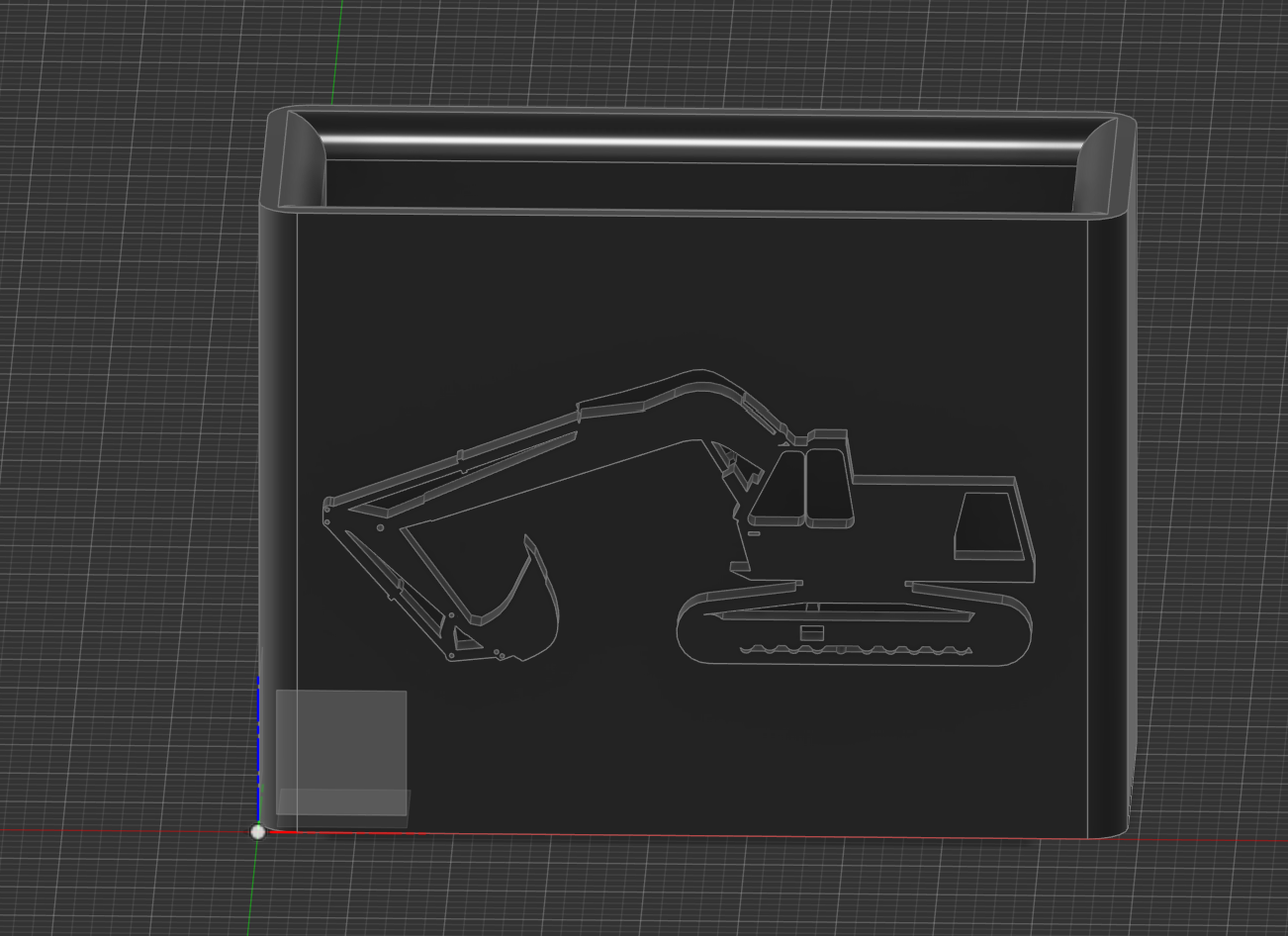 Zippo Lighter Case Excavator