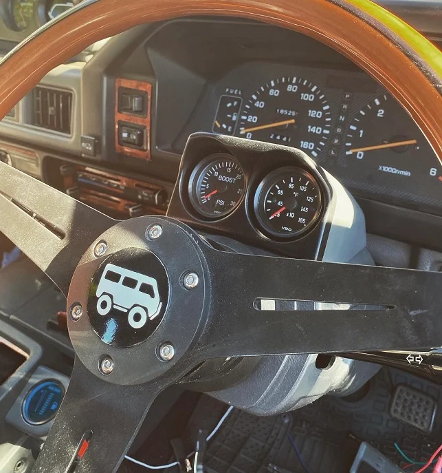 Delica L300 Steering Column Gauge Pod