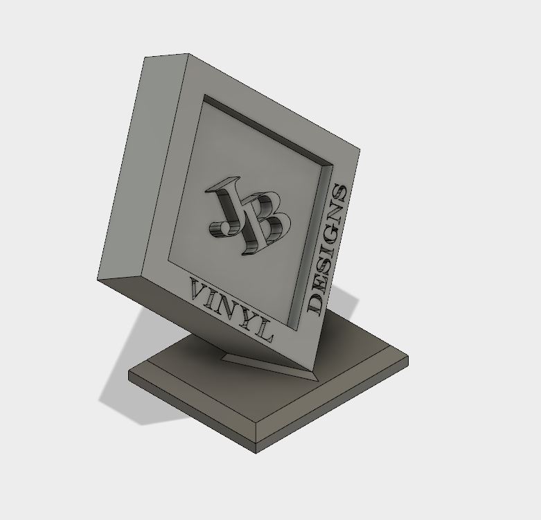Desk Logo/ Desk Decoration Editable