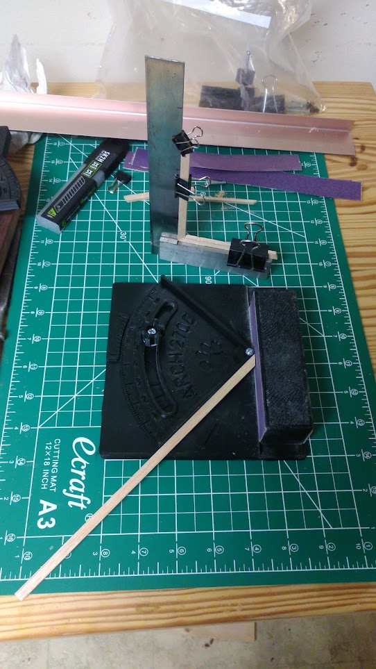 Sanding Shooting Board with Vernier Scale