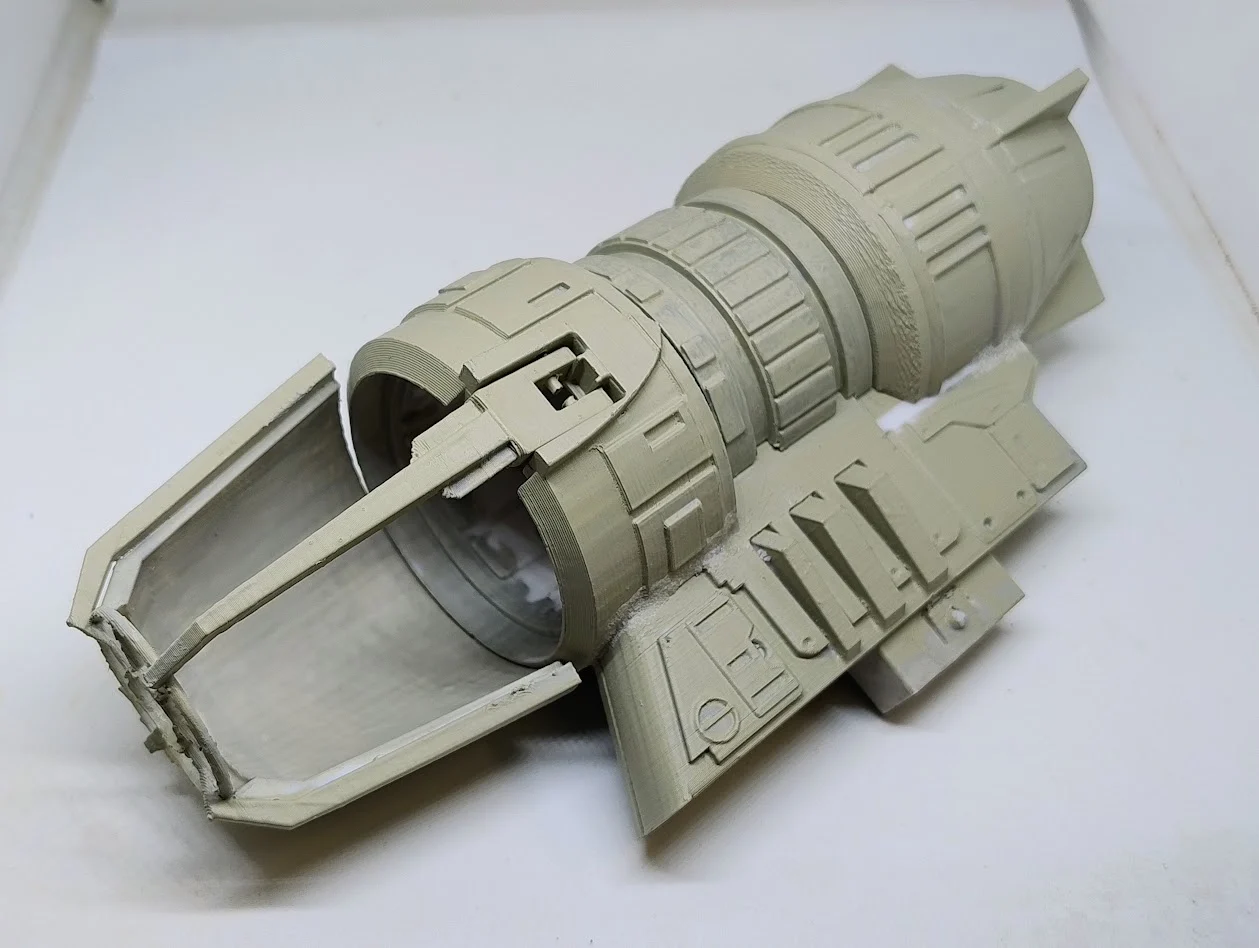 Kenner Outrider side piece and cockpit