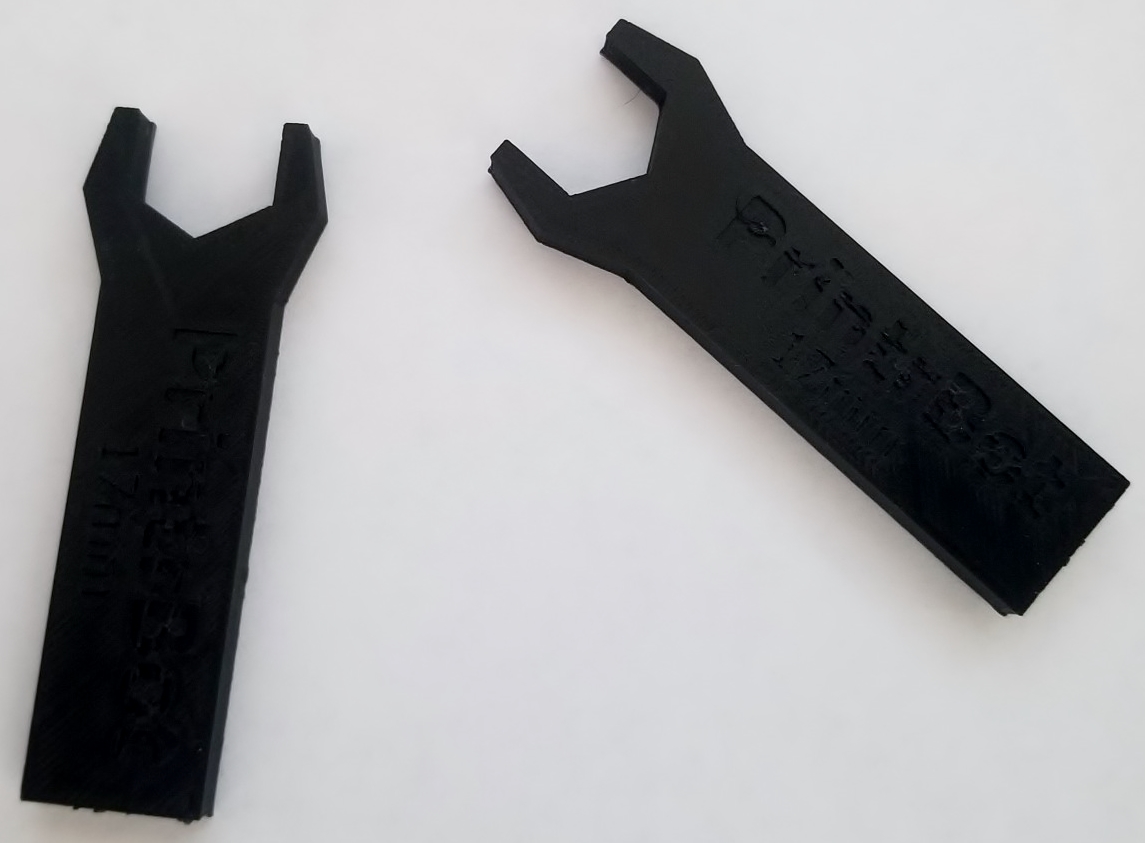 Printrbot 17mm wrench replacements