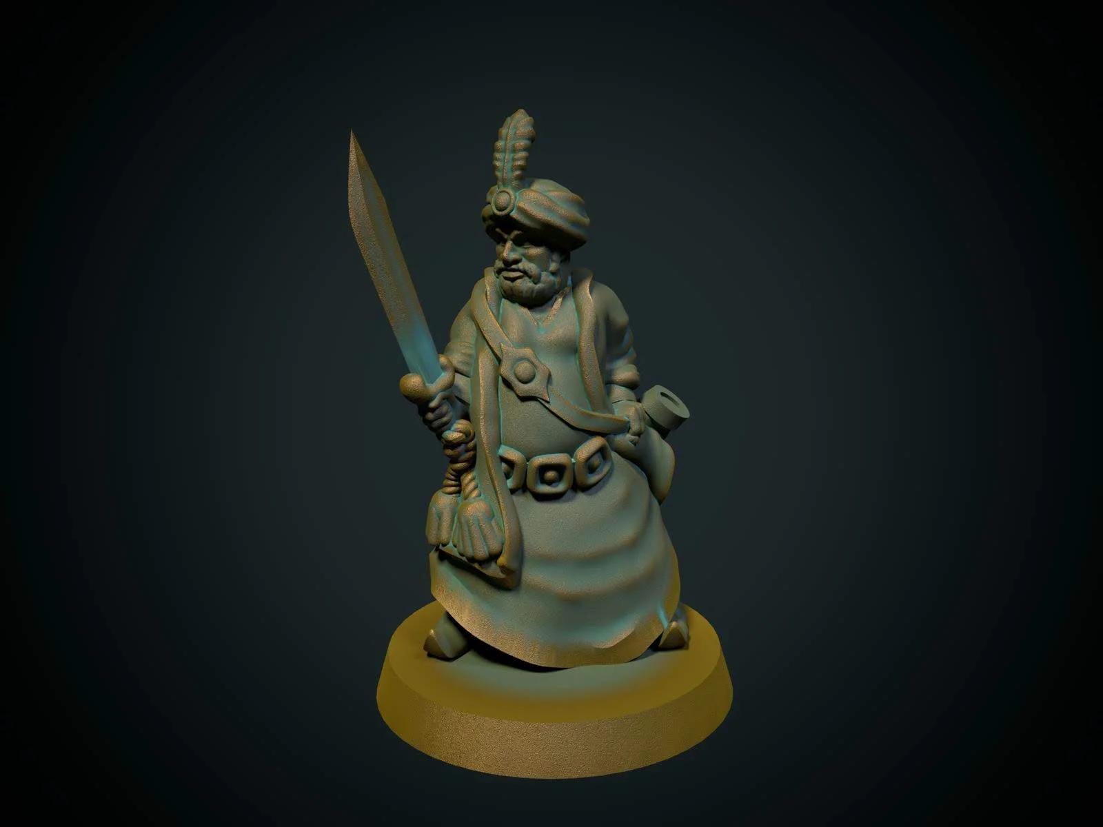Sultan 28mm (No supports, FDM friendly)