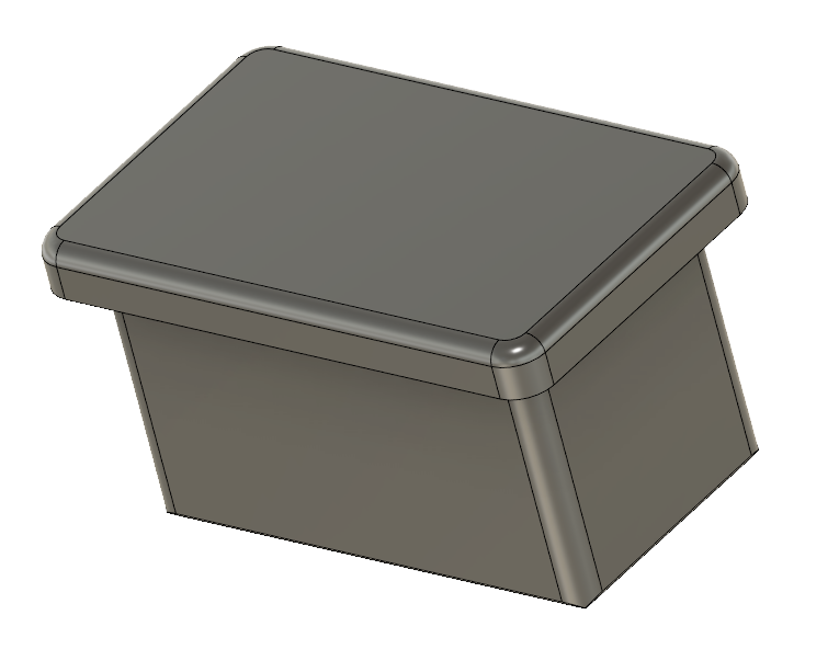 SQUARE TUBING STOPPER 40x20mm - BOUCHON TUBE CARRE 40x20 mm