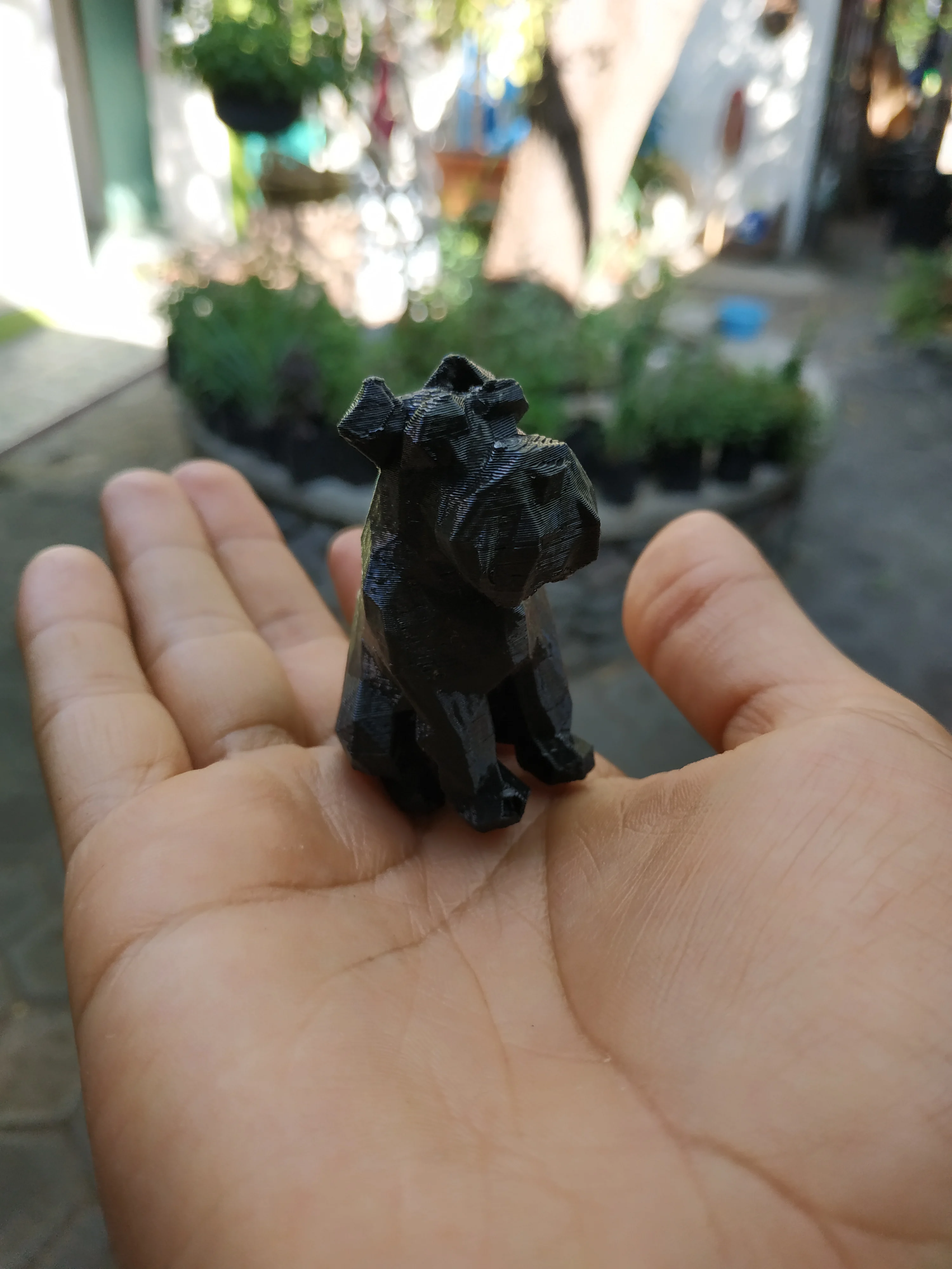 Low poly Schnauzer Without Tail