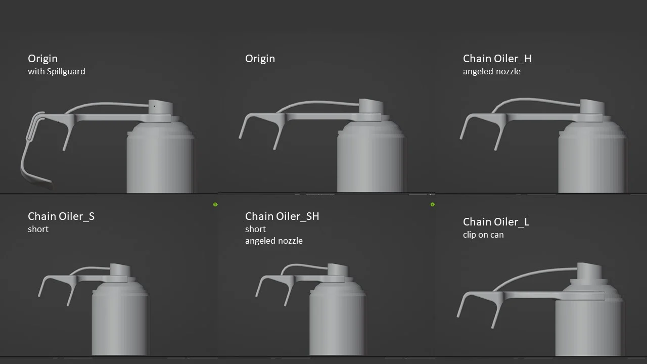 Chain Oiler With Spillguard