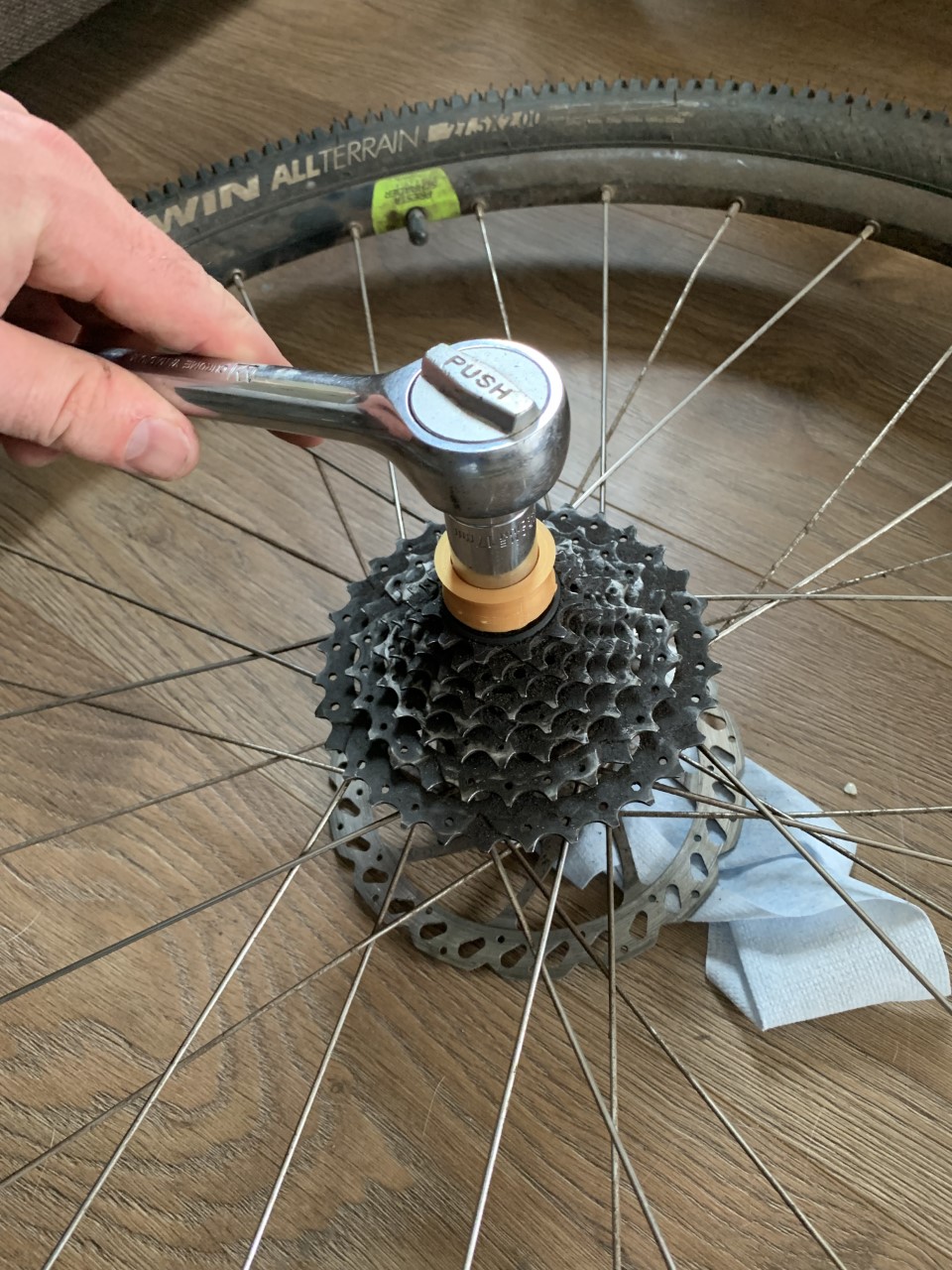 Mountainbike cassette tool