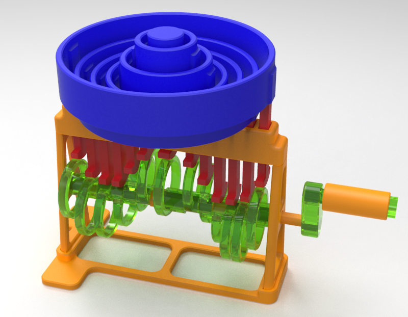 Sine Ripple Toy Hand Cranked