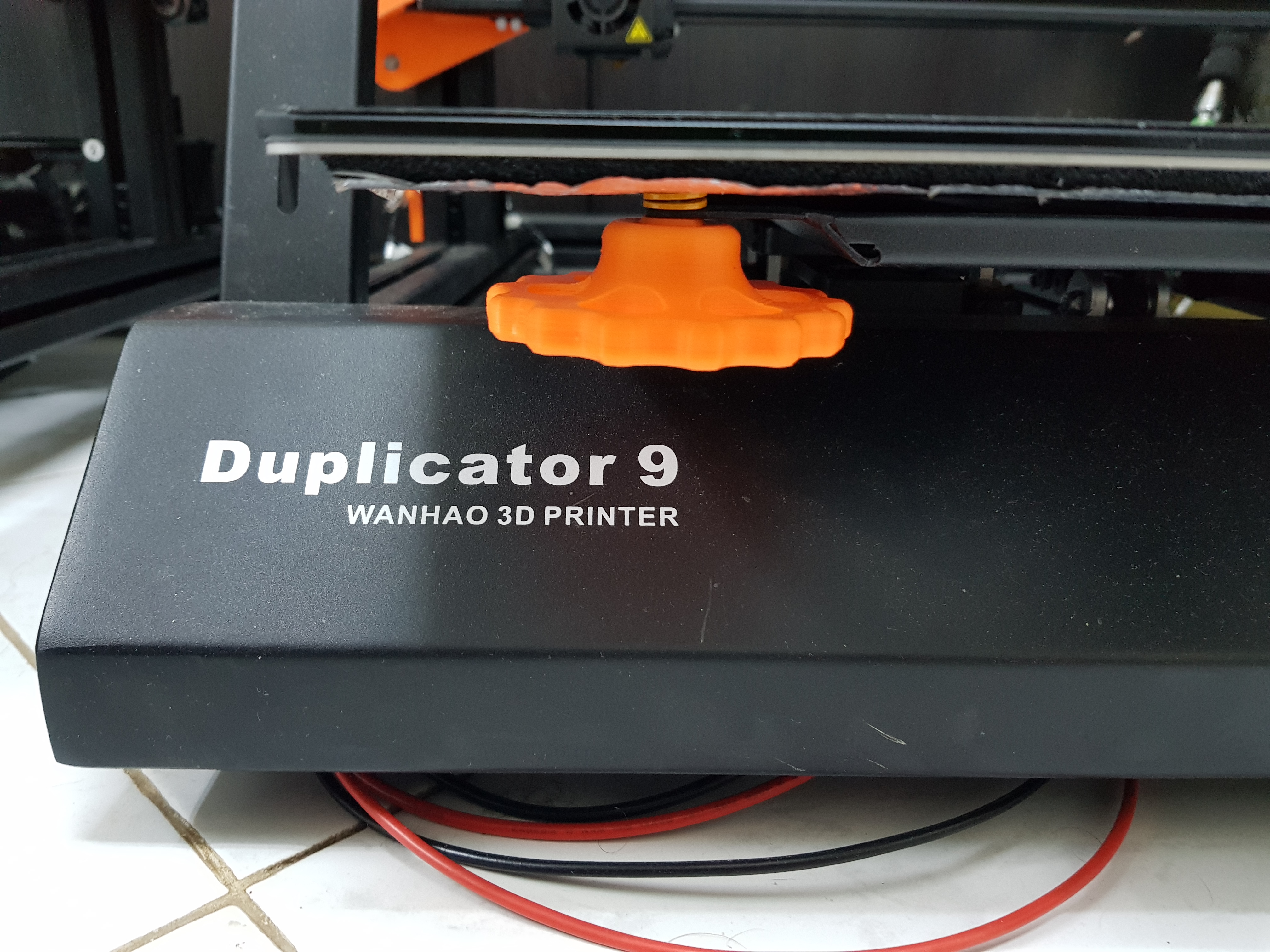 WANHAO DUPLICATOR D9 400 Bed Levelling knob