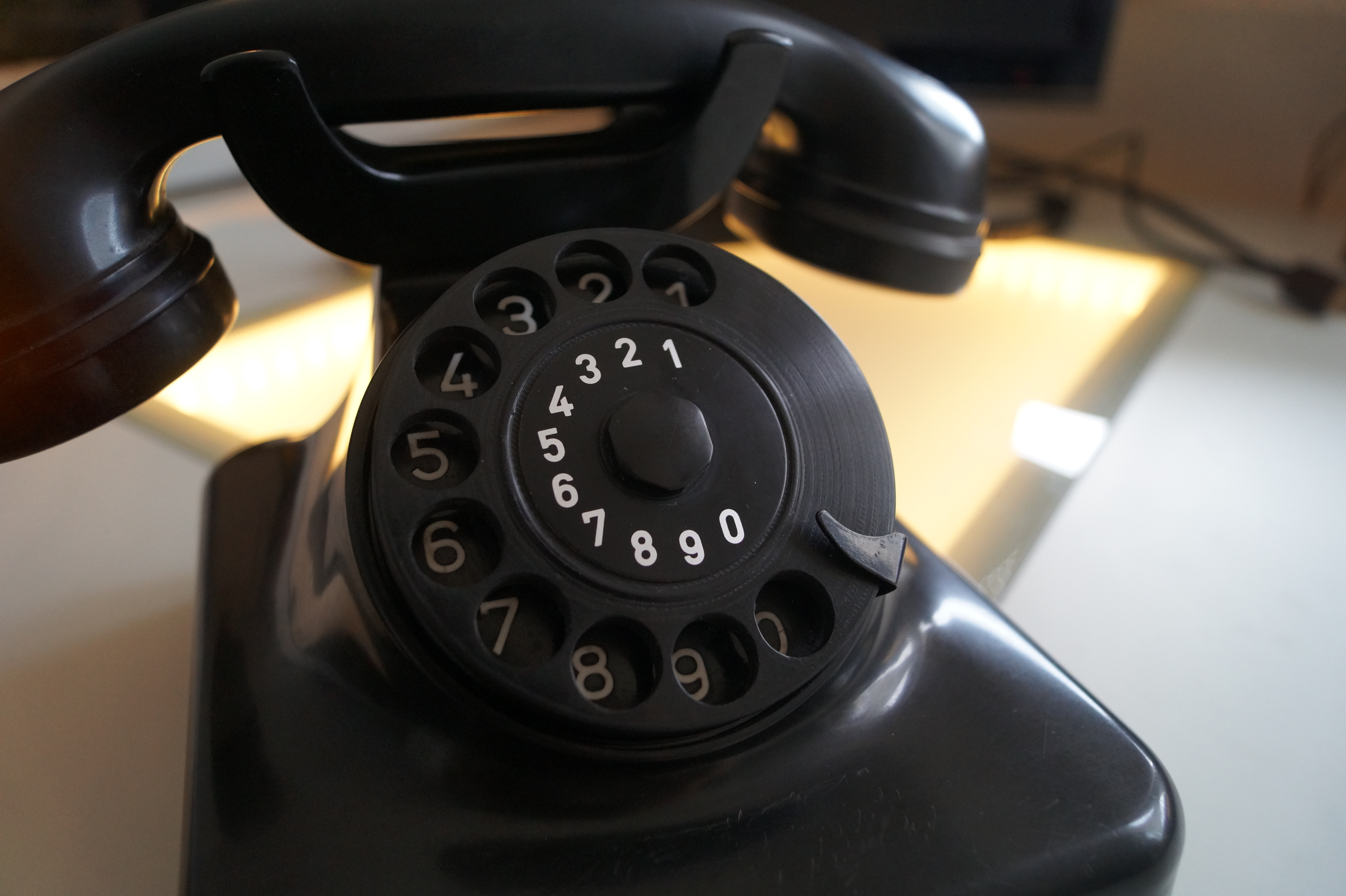 W48 Telefon Wählscheibe/Fingerlochscheibe Phone Dial
