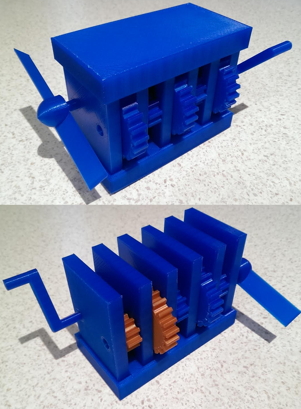 5-stage gearbox, a cool educational tool