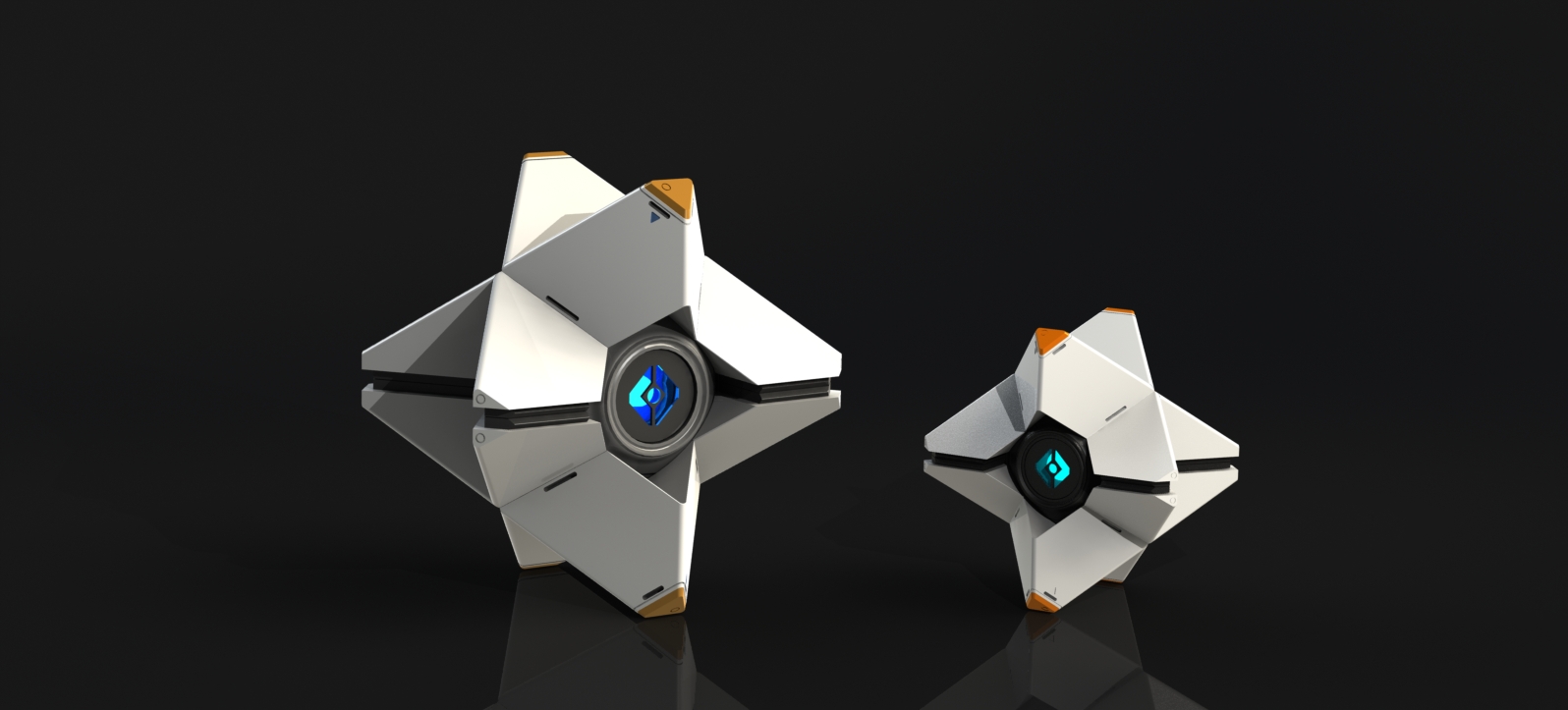 LARGE Destiny Ghost Fully Detailed Model, LED Illuminated, no supports!
