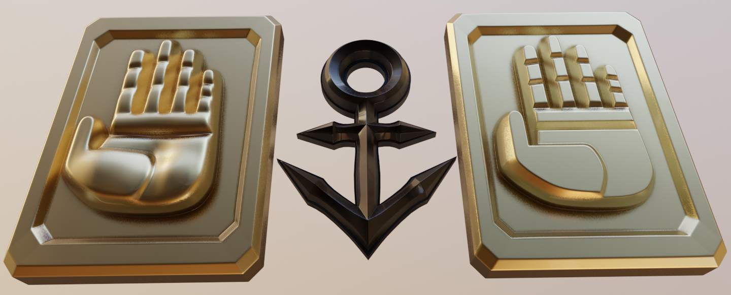 Jotaro Hat Emblems: Diamond is Unbreakable