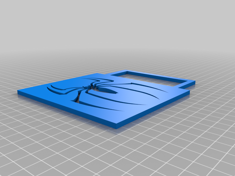 Spiderman 2 Logo Stencil (with Handle)